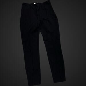 Lisa Perry New York Black Pants Stretchy Slacks Size 8 Side Zip